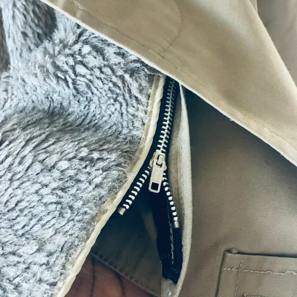 Jos. A. Bank Mens Beige Comfort Collared Full Sleeve Long Trench Coat Size 42R - Picture 6 of 12